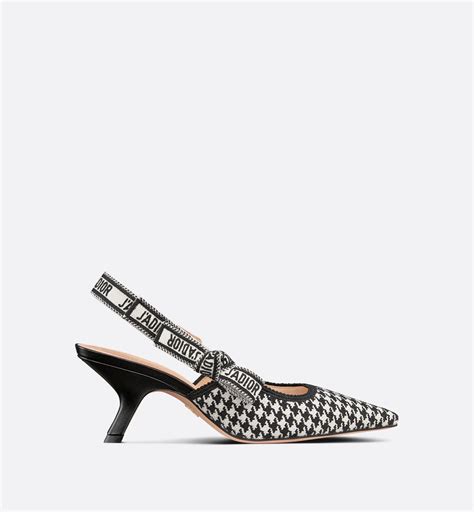 dior houndstooth heels|J'Adior Pump Black and White Houndstooth Wool .